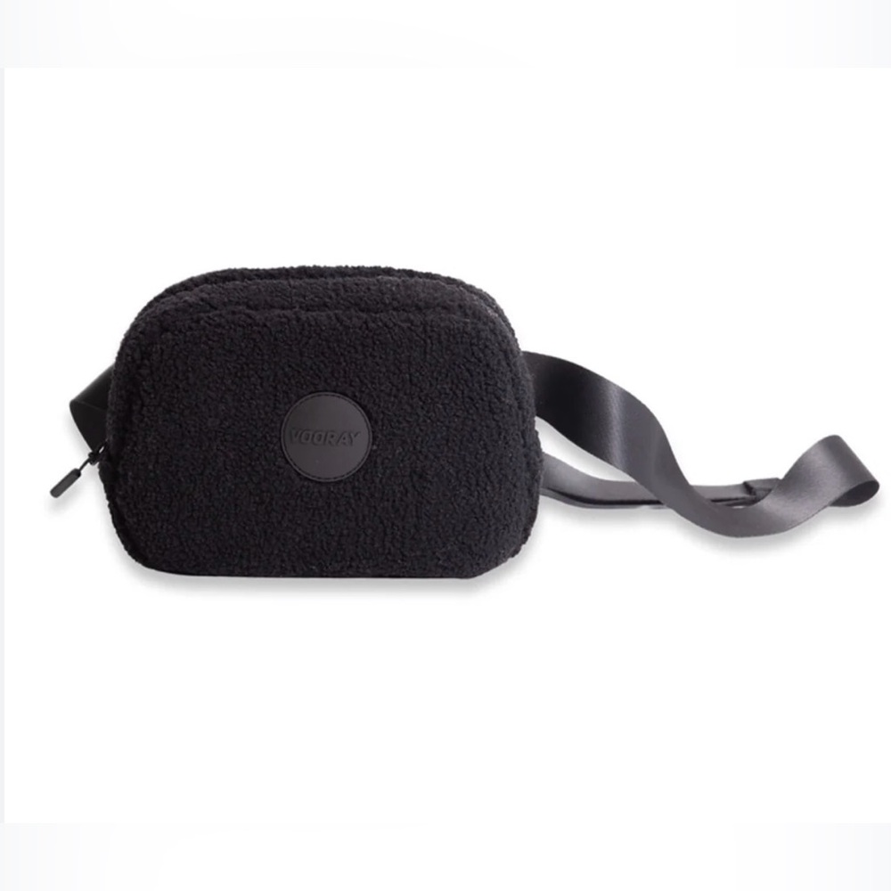 VOORAY Quinn Belt Bag Black Sherpa